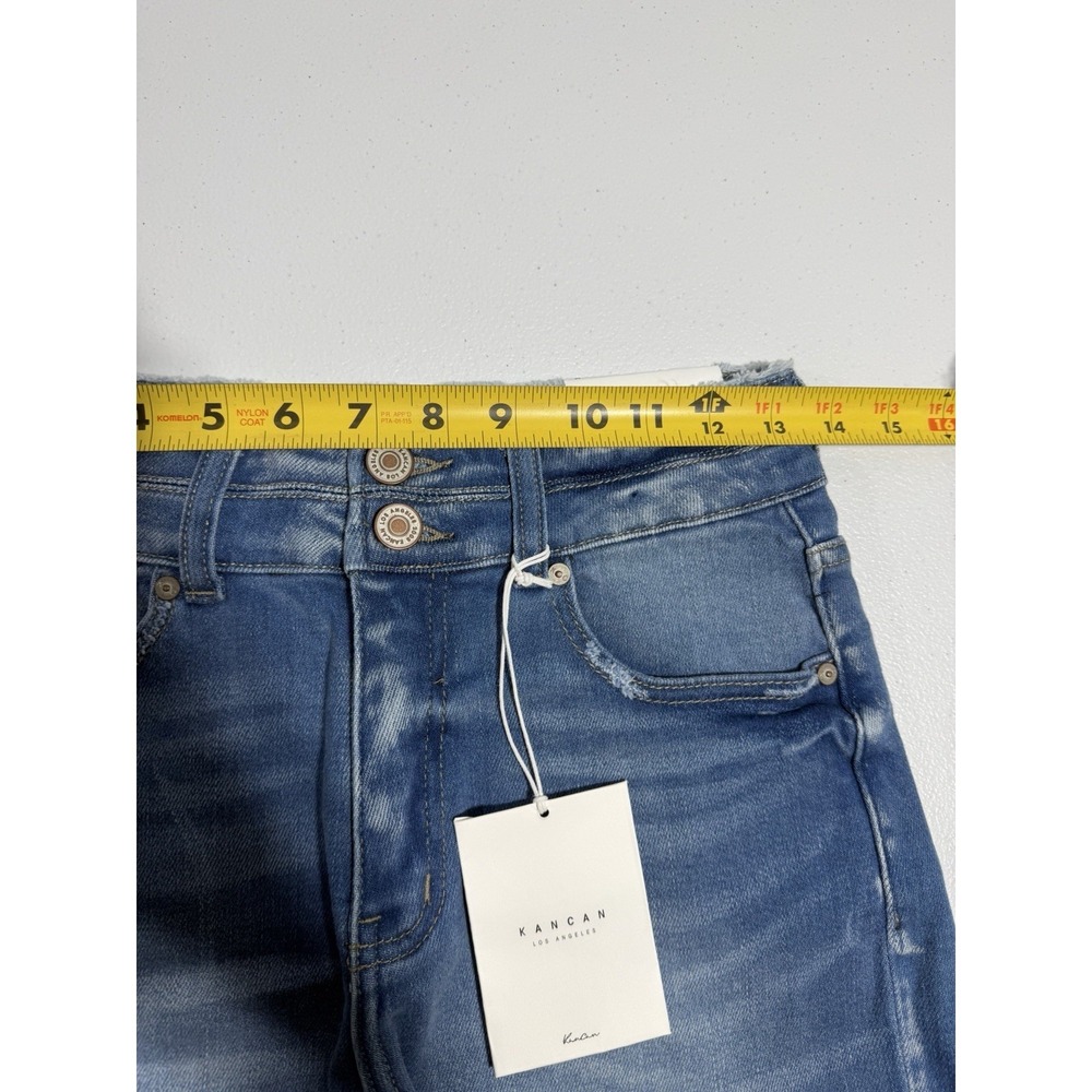 KanCan Womens High Rise Denim Shorts Medium Size M - Picture 8 of 8